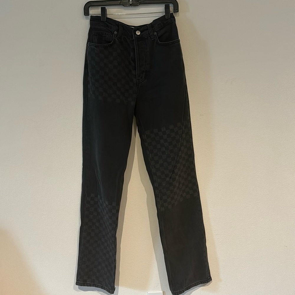 Reformation black denim